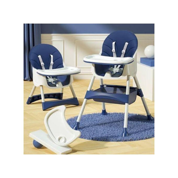 Folding 3-in-1 Booster Seat | Adjustable Baby Travel High Chair & Feeding Desk | Portable Multi-Function Dining Chair