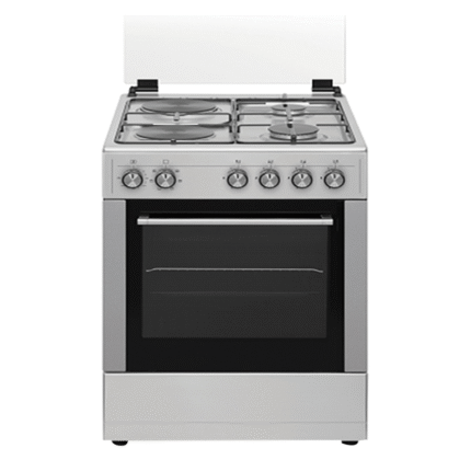 Venus 50cms Cooker VC5522- 2Gas,  2 Electric Hot Plate, Electric Oven And Grill - Inox