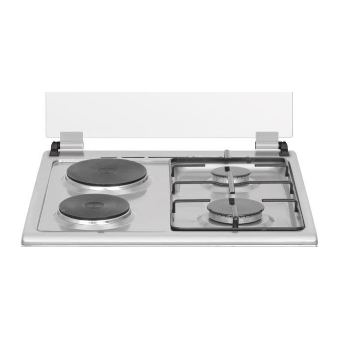 Venus 50cms Cooker VC5522- 2Gas,  2 Electric Hot Plate, Electric Oven And Grill - Inox