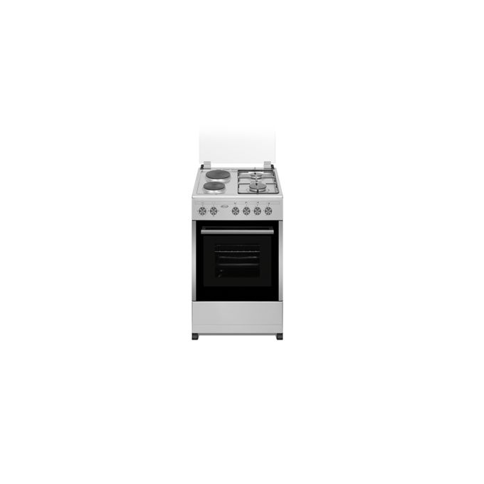 Venus 50cms Cooker VC5522- 2Gas,  2 Electric Hot Plate, Electric Oven And Grill - Inox