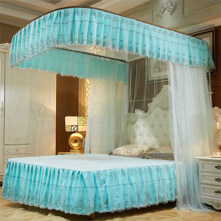 White Wall Mounted Mosquito Net - Handmade Durable Ceiling Hung Bed Net for Peaceful Sleep, Reinforced Seams