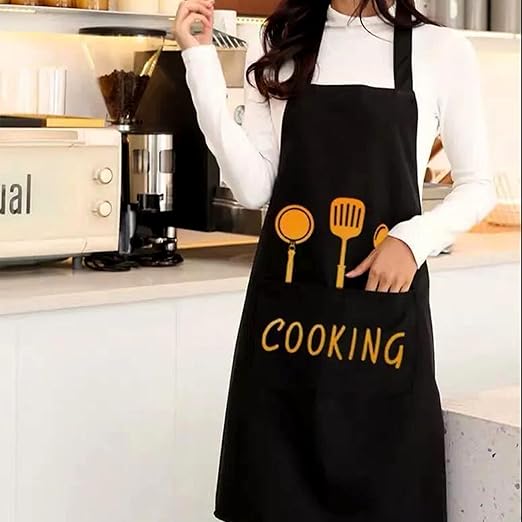2 Pack Chef Cooking Apron – Waterproof Kitchen & BBQ Aprons with Pockets