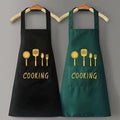 2 Pack Chef Cooking Apron – Waterproof Kitchen & BBQ Aprons with Pockets