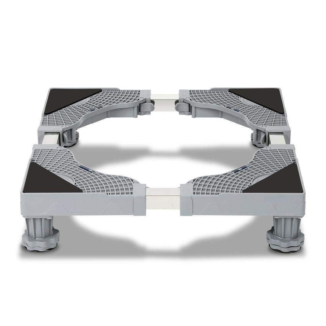 Heavy-Duty Adjustable Washing Machine Base Frame (41-65 cm) – 8 Feet & 4 Wheels for Washing Machine, Fridge, Dryer & Freezer - LIFE STORES UGANDA