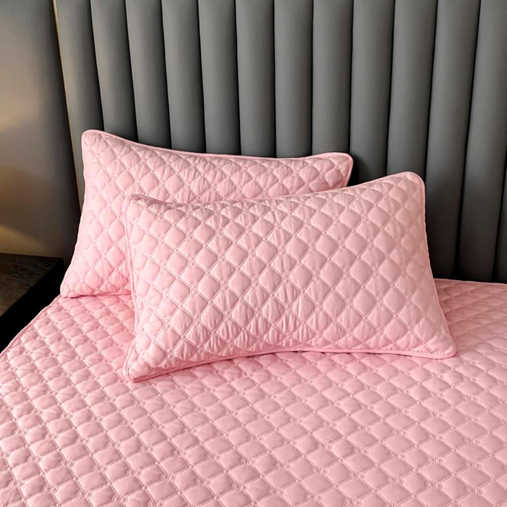 Quilted Mattress Protector - Waterproof Fitted Bed Cover for Stain & Spill Protection