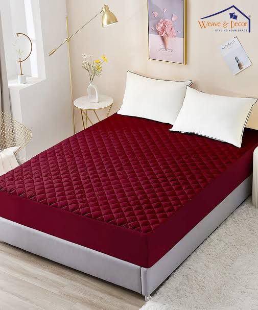 Waterproof Mattress Protector - Quilted Hypoallergenic Bed Cover, Machine Washable Mattress Topper