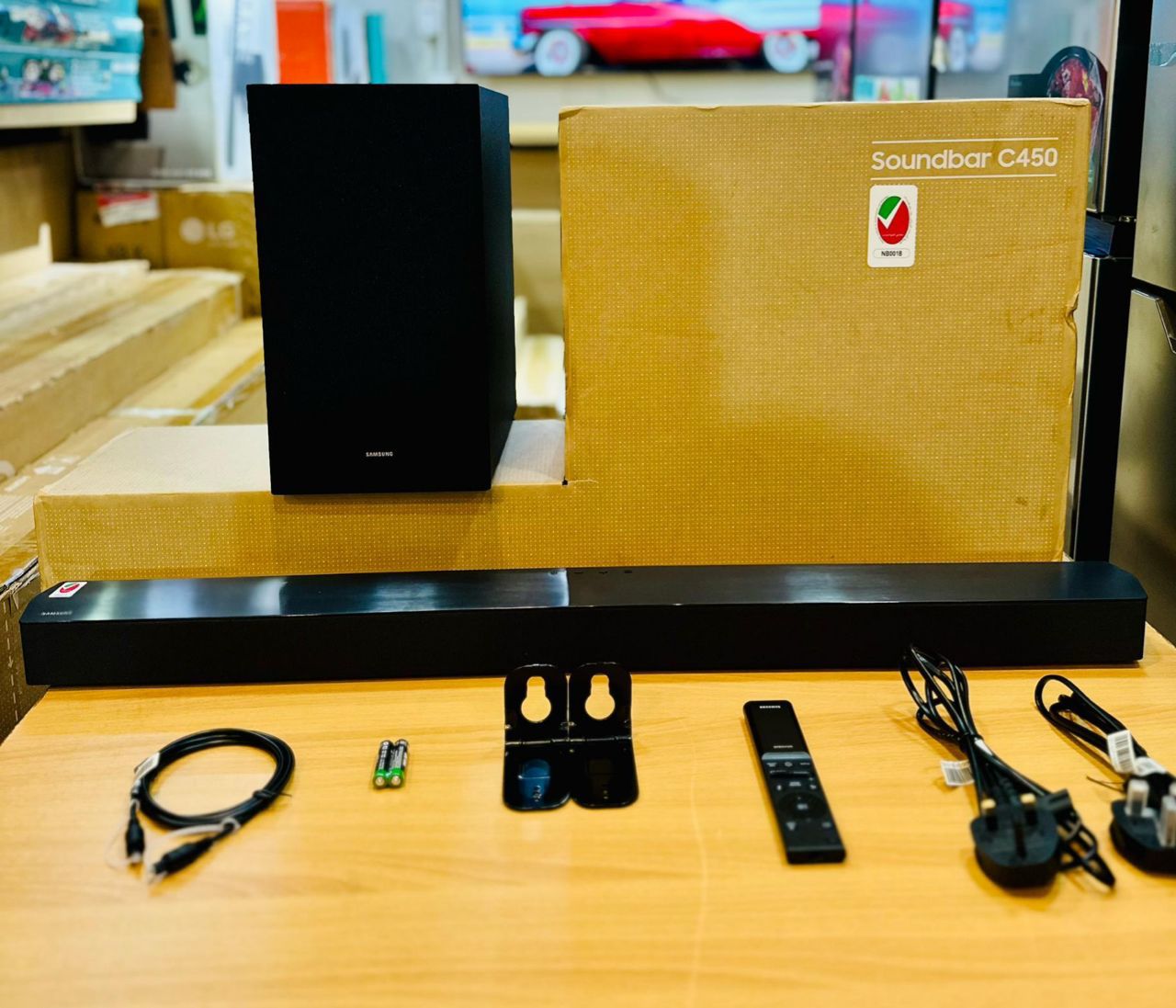 Samsung HW-C450 2.1Ch Soundbar with Wireless Subwoofer – 300W Power + DTS Virtual:X