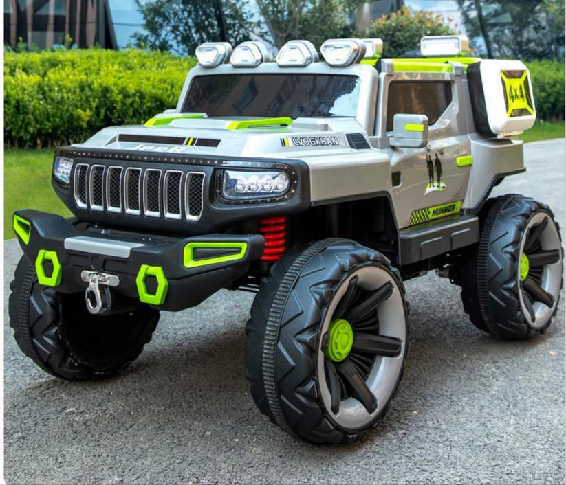 Big Size 4x4 Kids Electric Car with Remote Control - 100kg Capacity, 12V7A Battery, 4WD, Music & Lights | for Boys & Girls 1-10 Years