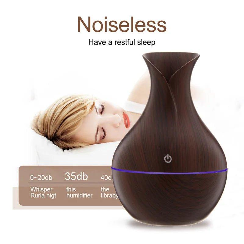 Air Humidifier Ultrasonic Aroma Diffuser – Cool Mist Essential Oil Diffuser for Home & Office - LIFE STORES UGANDA
