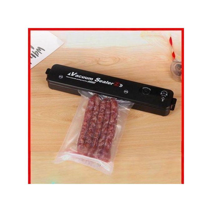 Automatic Vacuum Sealer – Air Tight Food Preservation, Powerful Suction, Prevents Freezer Burn, Includes 10 Bags