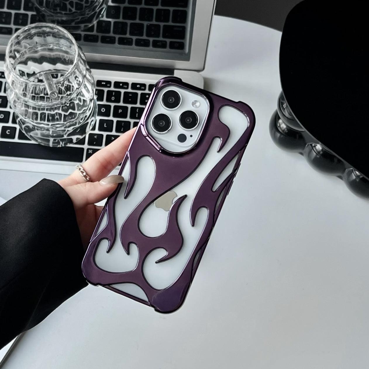 Electroplated Hollow Heat Dissipation Phone Case - LIFE STORES UGANDA