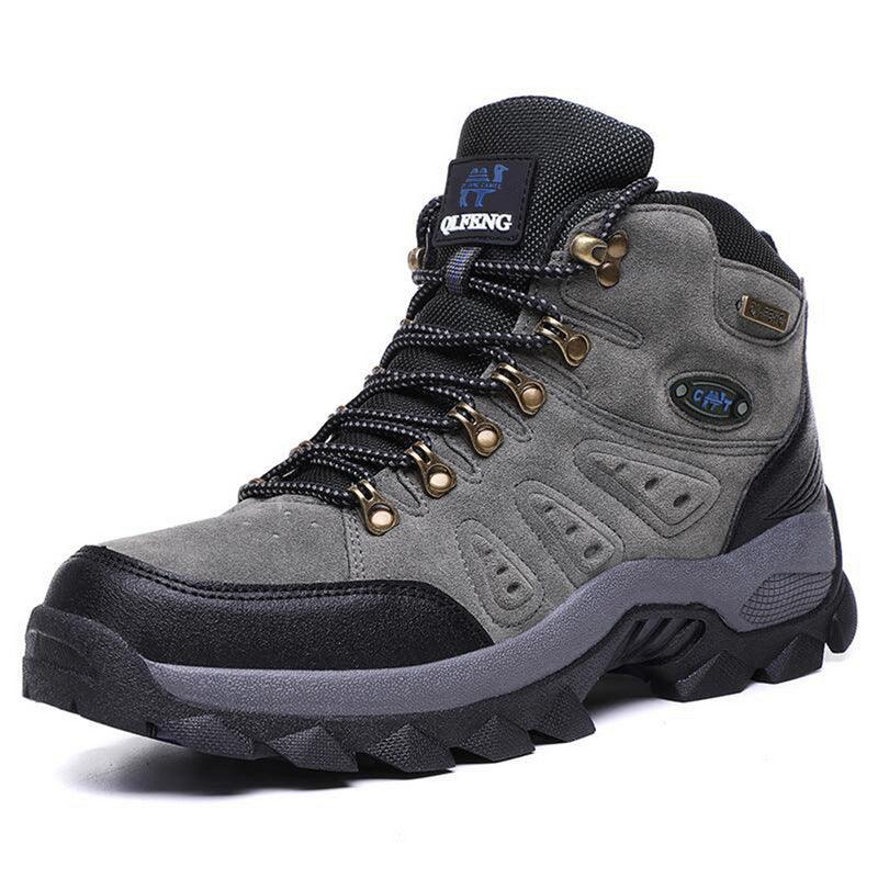 Large Size Outdoor Hiking Shoes | Waterproof Cotton Hiking Footwear for Men - LIFE STORES UGANDA