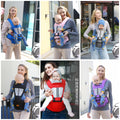 Ergonomic Baby Carrier with V-Type Strap & Head Support | Adjustable, Breathable for 3-30 Months (15kg Max)