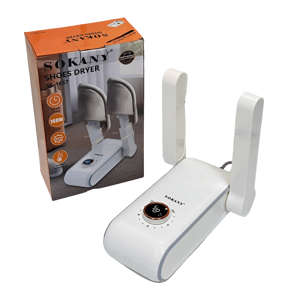 Sokany Shoe Dryer – Rapid Drying, Odor & Bacteria Elimination, Compact & Portable - LIFE STORES UGANDA