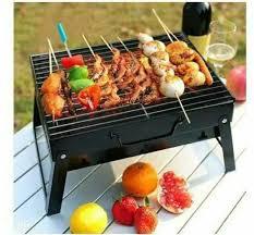 Barbecue Grill Set – Foldable, Portable & Perfect for Home & Outdoor Cooking - LIFE STORES UGANDA