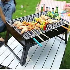 Barbecue Grill Set – Foldable, Portable & Perfect for Home & Outdoor Cooking - LIFE STORES UGANDA