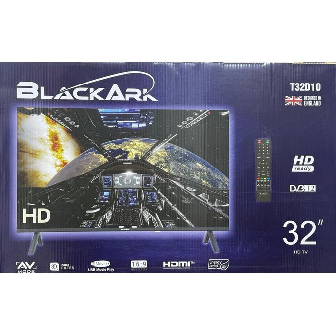BlackArk 32-Inch Digital LED TV – Full HD Picture, DVB-T2 Decoder Support, HDMI & USB Connectivity