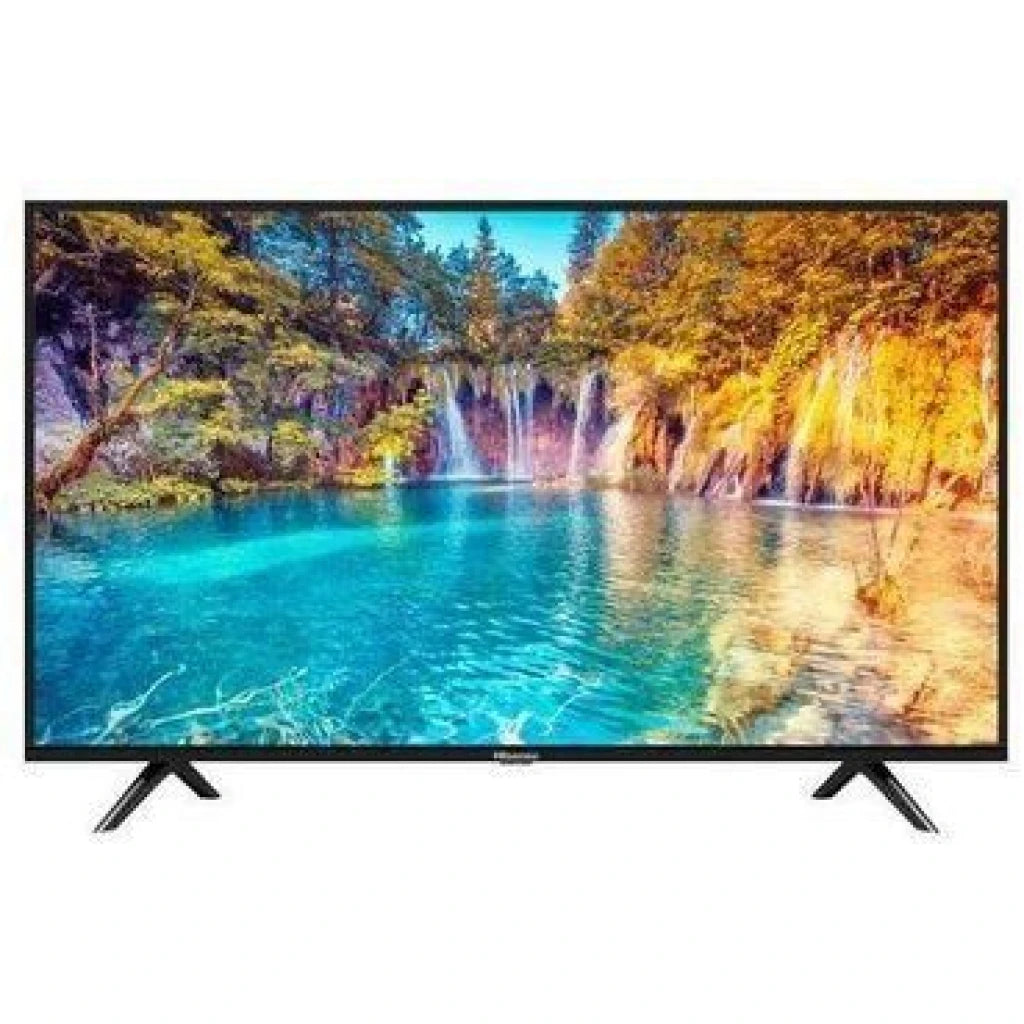 BlackArk 43-Inch Full HD LED Digital Frameless TV – 1080P Display, HDMI, USB, VGA & DVB-T2 Support