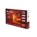 BlackArk 43-Inch Full HD LED Digital Frameless TV – 1080P Display, HDMI, USB, VGA & DVB-T2 Support