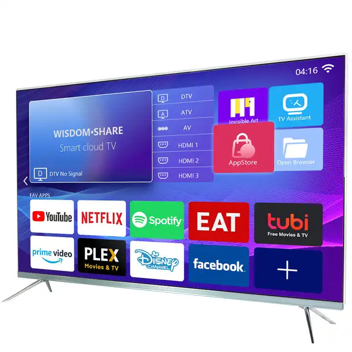 BlackArk 43-Inch Smart Android Frameless TV – Full HD 1080P, Netflix, YouTube, WiFi, Built-in Decoder & 2 Years Warranty