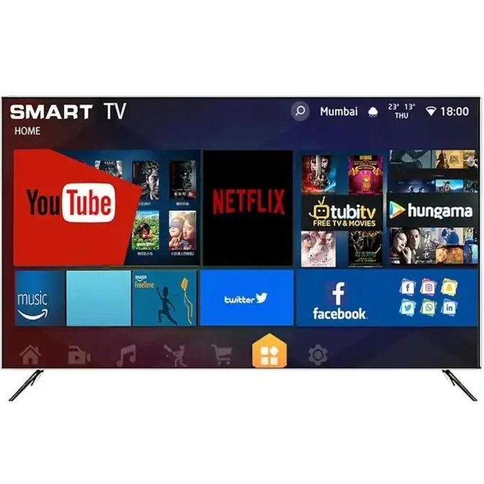 BlackArk 43-Inch Smart Android Frameless TV – Full HD 1080P, Netflix, YouTube, WiFi, Built-in Decoder & 2 Years Warranty