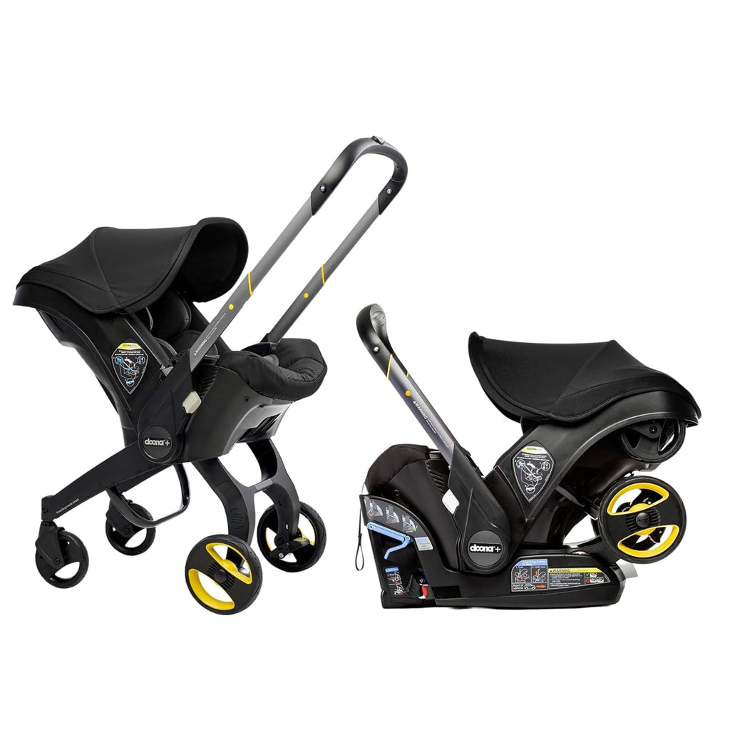 Next Gen, Car Seat & Stroller Nitro Black - All-in-One Infant Travel System | Car Seat to Stroller in Seconds | 4-35 lbs, FAA & TUV Approved