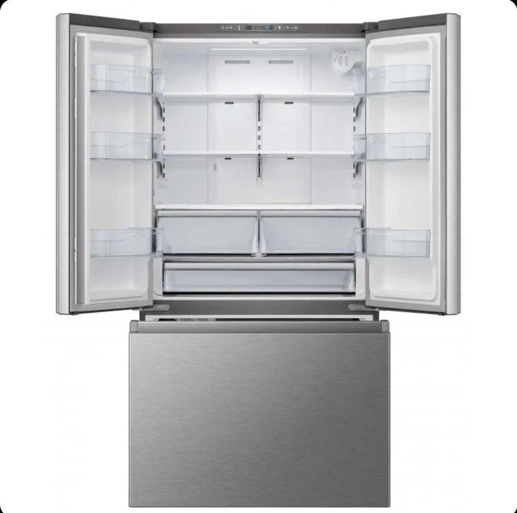 Hisense 820 Litre (Net 635L) French Door Refrigerator with Water Dispenser and Wi-Fi Connectivity (RF-82W42WSR) - LIFE STORES UGANDA