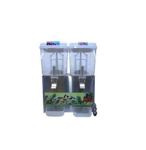 36L Commercial Electric Double Juice Dispenser & Cooler – 2-Tap, Transparent - LIFE STORES UGANDA