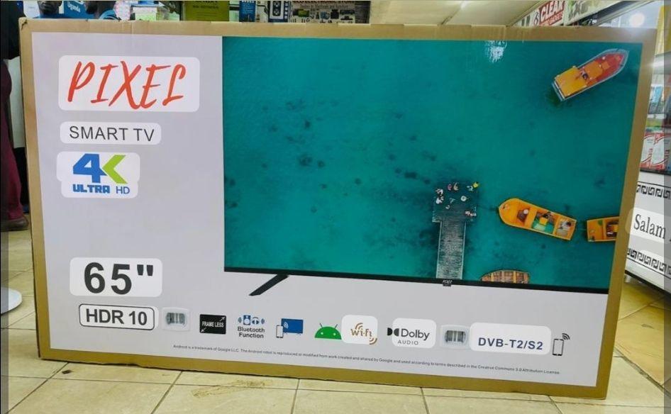 Pixel 65-Inch 4K Smart Ultra HDR 10 TV – Stunning Clarity & Immersive Entertainment - LIFE STORES UGANDA