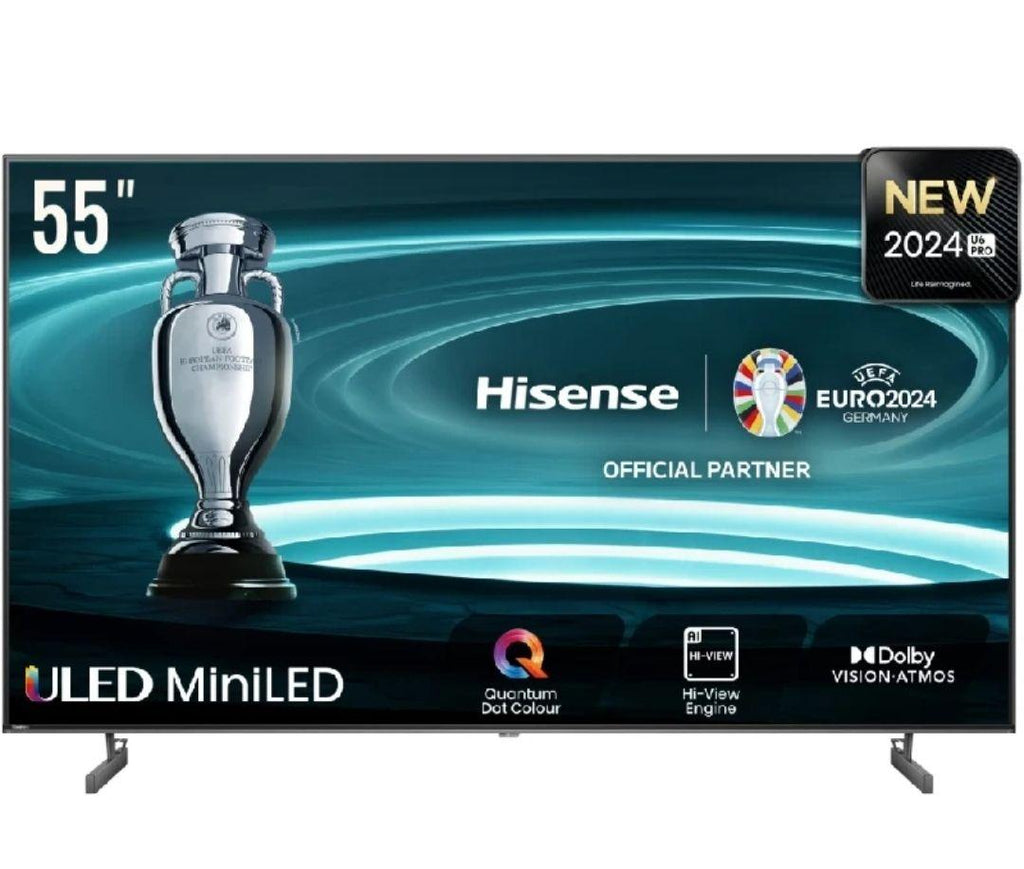 Hisense 55-Inch U6 Pro Series Mini-LED ULED UHD 4K Smart TV | 55U6N – Dolby Vision, Game Mode & AI-Powered VIDAA - LIFE STORES UGANDA