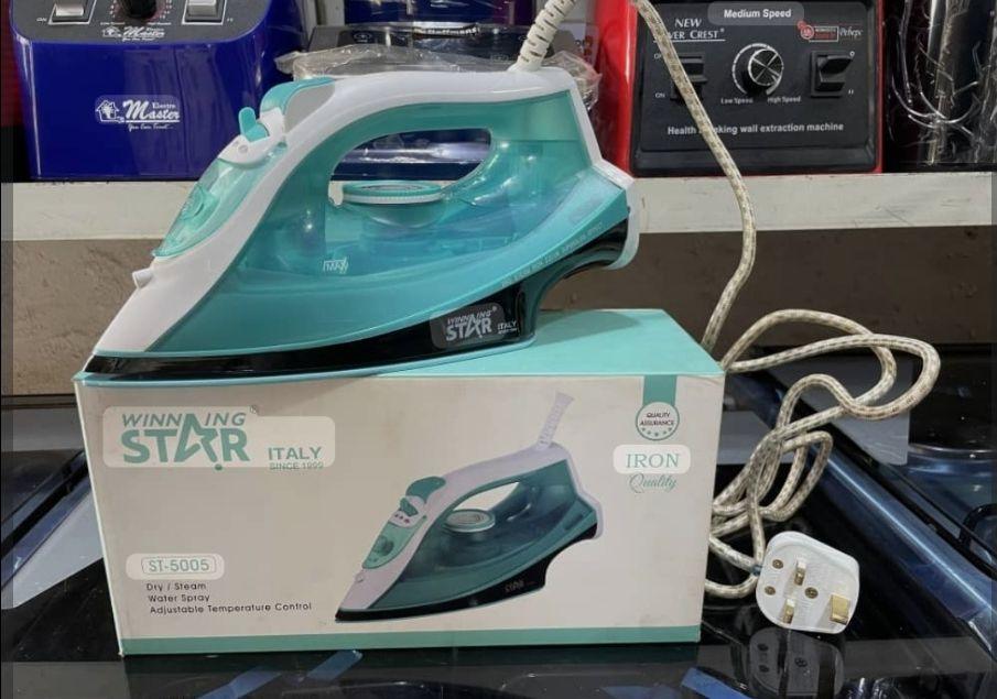 Winning Star ST-5005 Steam Iron – Italian-Made, High-Performance Ironing Solution - LIFE STORES UGANDA