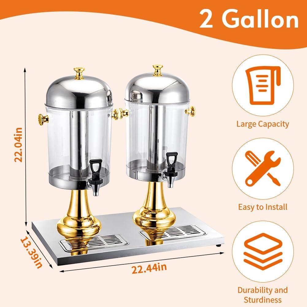 Cold Beverage Dispenser With Ice Container - LIFE STORES UGANDA