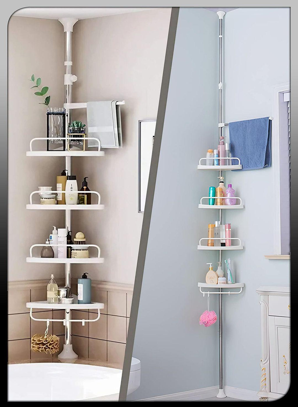 Multi-Purpose Corner Shelf | Maximize Your Space with Style - LIFE STORES UGANDA
