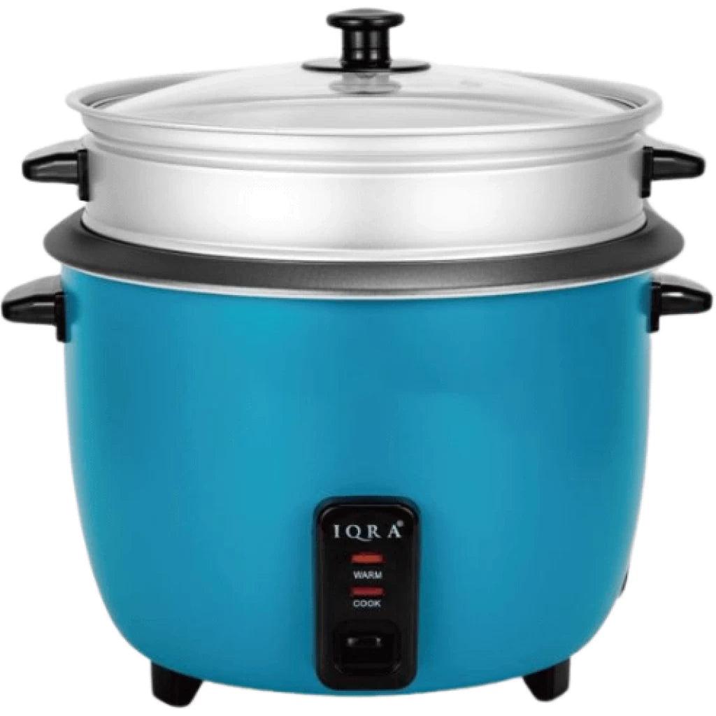 IQRA 2.8-Liter 2-in-1 Rice Cooker with Steamer – Perfect Rice, Every Time - LIFE STORES UGANDA