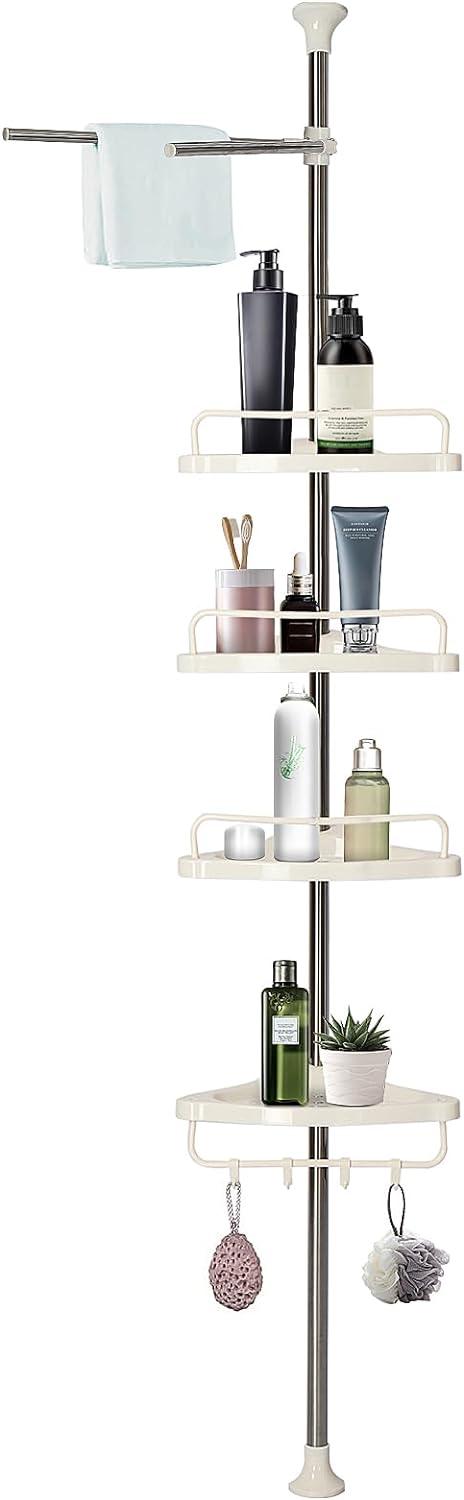 Multi-Functional Corner Shelf – Adjustable 4-Layer Storage Rack for Kitchen & Bathroom - LIFE STORES UGANDA