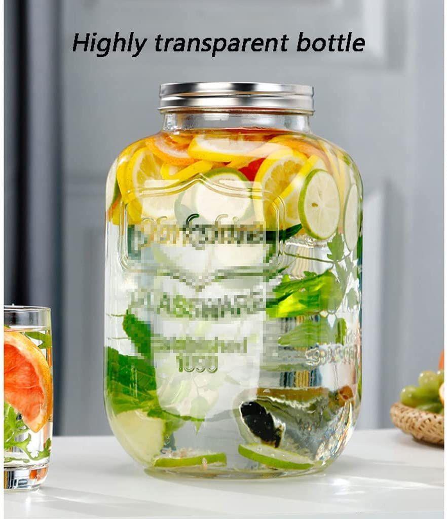Drink Dispenser Large – Glass Beverage Dispenser with Metal Frame & Stainless Steel Faucet Introduction - LIFE STORES UGANDA