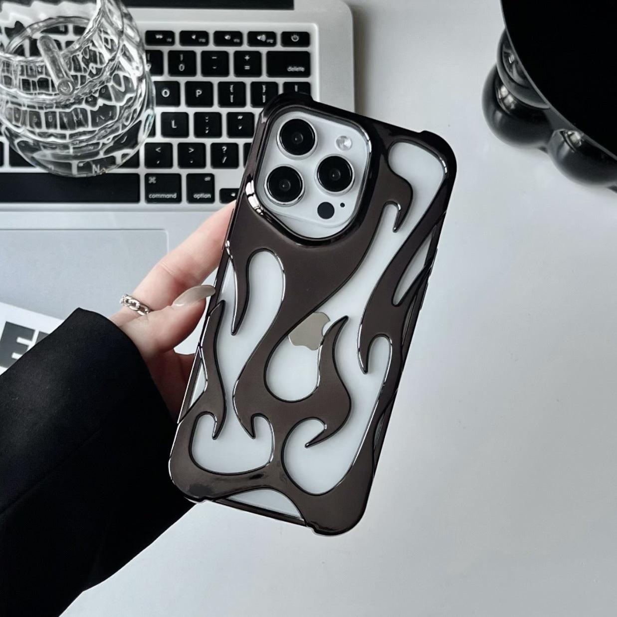 Electroplated Hollow Heat Dissipation Phone Case - LIFE STORES UGANDA