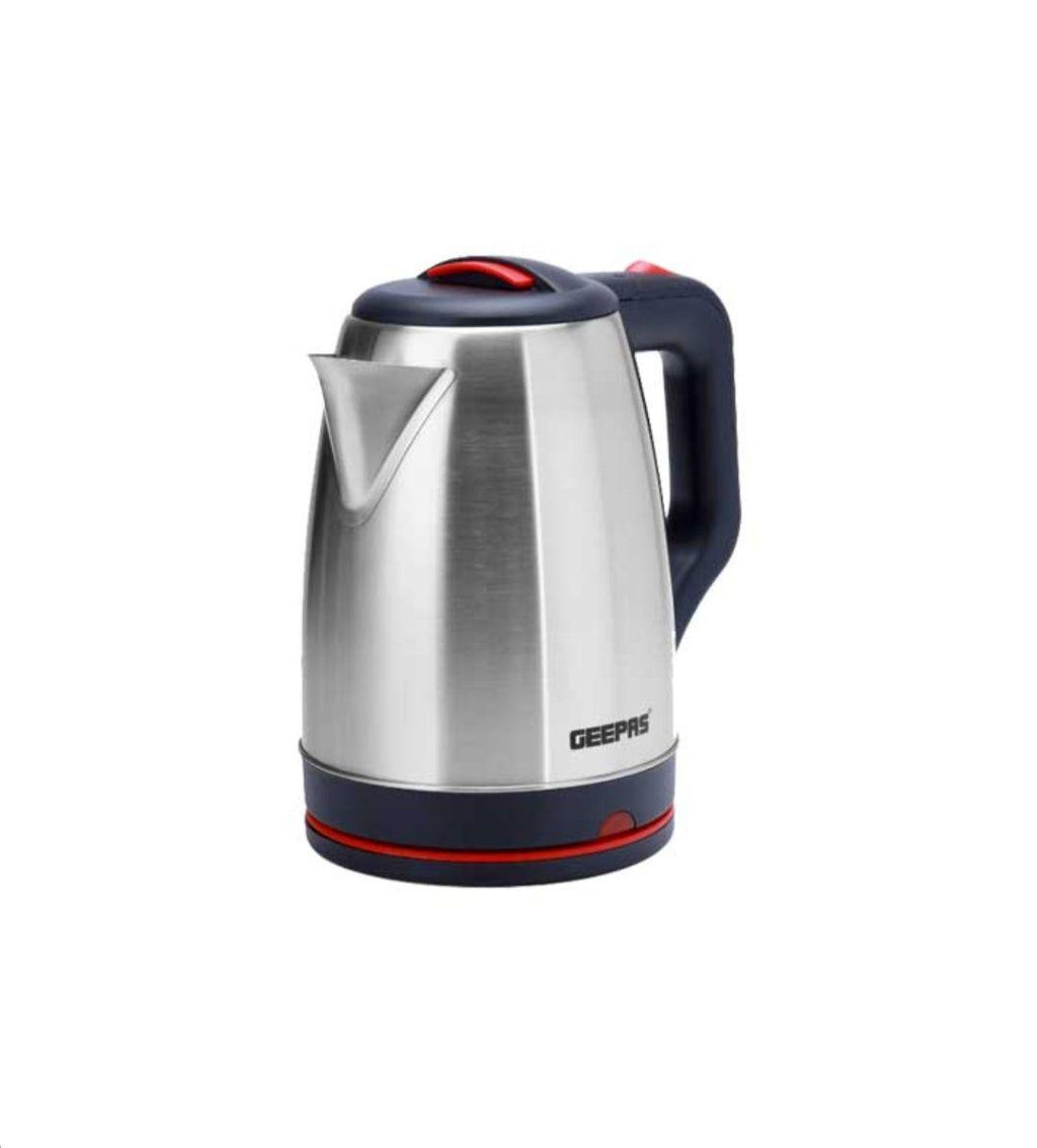Geepas 1.8L Electric Kettle GK38042 | Fast Boiling, Auto Shut-Off & Stainless Steel Design - LIFE STORES UGANDA