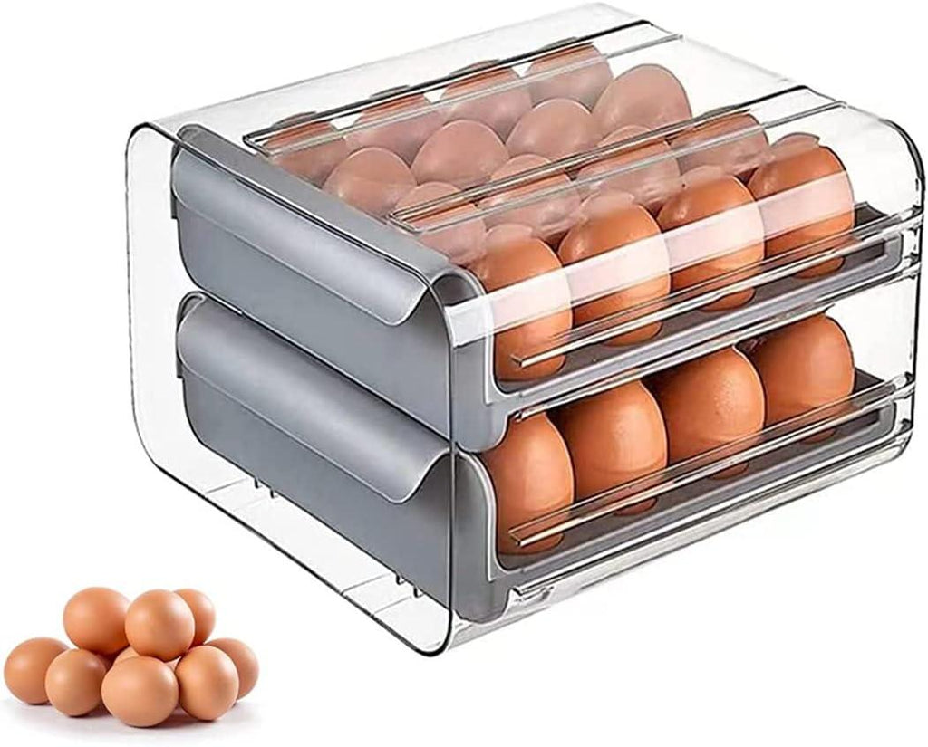 Egg Storage Box – Stackable Multi-Layer Egg Holder for Kitchen & Refrigerator - LIFE STORES UGANDA