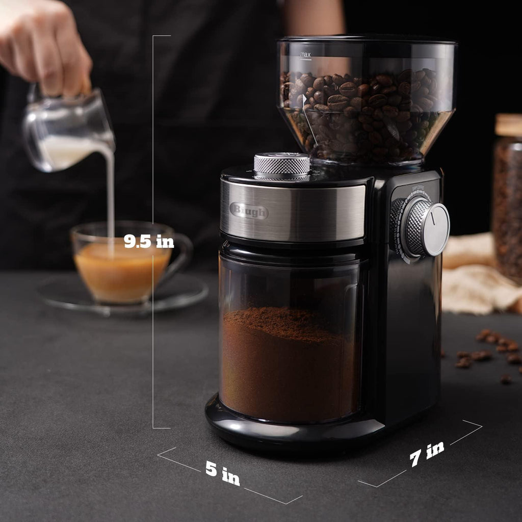 Electric Coffee Grinder – Automatic Burr Mill with 16 Precise Grind Settings, 14-Cup Capacity - LIFE STORES UGANDA
