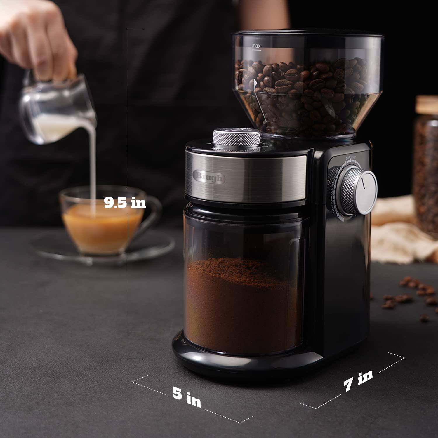 Electric Coffee Grinder – Automatic Burr Mill with 16 Precise Grind Settings, 14-Cup Capacity - LIFE STORES UGANDA