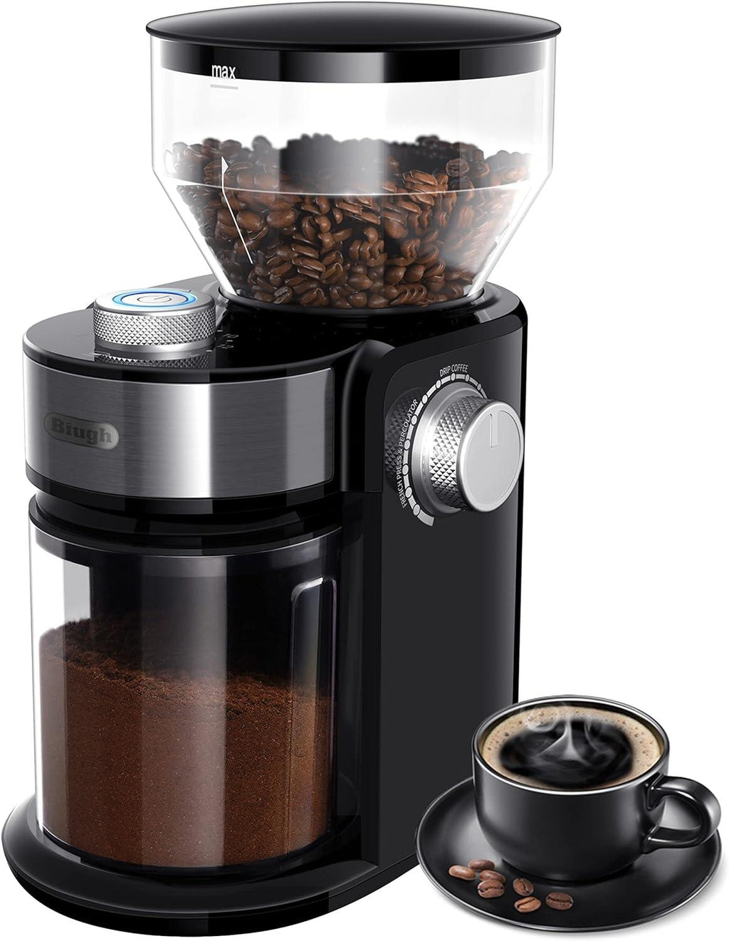 Electric Coffee Grinder – Automatic Burr Mill with 16 Precise Grind Settings, 14-Cup Capacity - LIFE STORES UGANDA