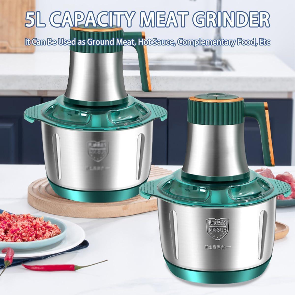 Electric Food Chopper – Powerful Food Processor with Garlic Peeler for Meat, Vegetables & More - LIFE STORES UGANDA
