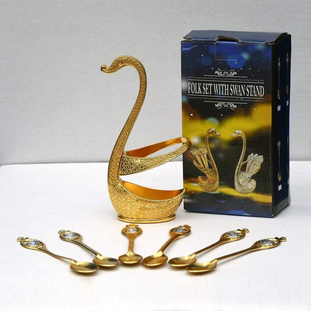 Elegant Coffee and Tea Spoon Holder – 6PCS Set - LIFE STORES UGANDA