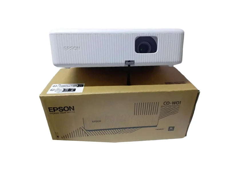 Epson CO-W01 WXGA 3LCD Projector – 3000 Lumens Business & Home Projector, Up to 300 Inch Display