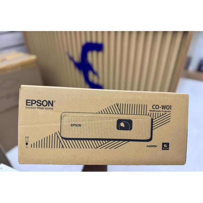 Epson CO-W01 WXGA 3LCD Projector – 3000 Lumens Business & Home Projector, Up to 300 Inch Display