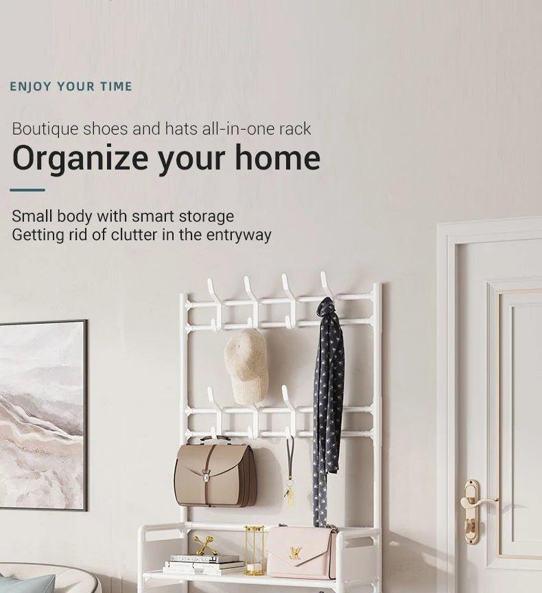 Multi-Tier Shoe Rack & Garment Rack – Stylish, Functional, & Space-Saving - LIFE STORES UGANDA