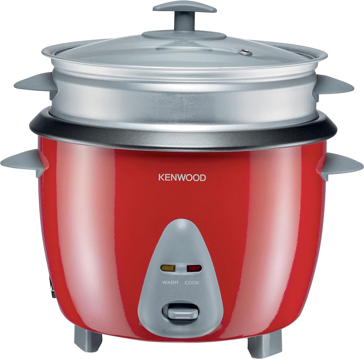 KENWOOD 2-in-1 Rice Cooker & Steamer 1.8L with Non-Stick Pot, Keep Warm Function - LIFE STORES UGANDA