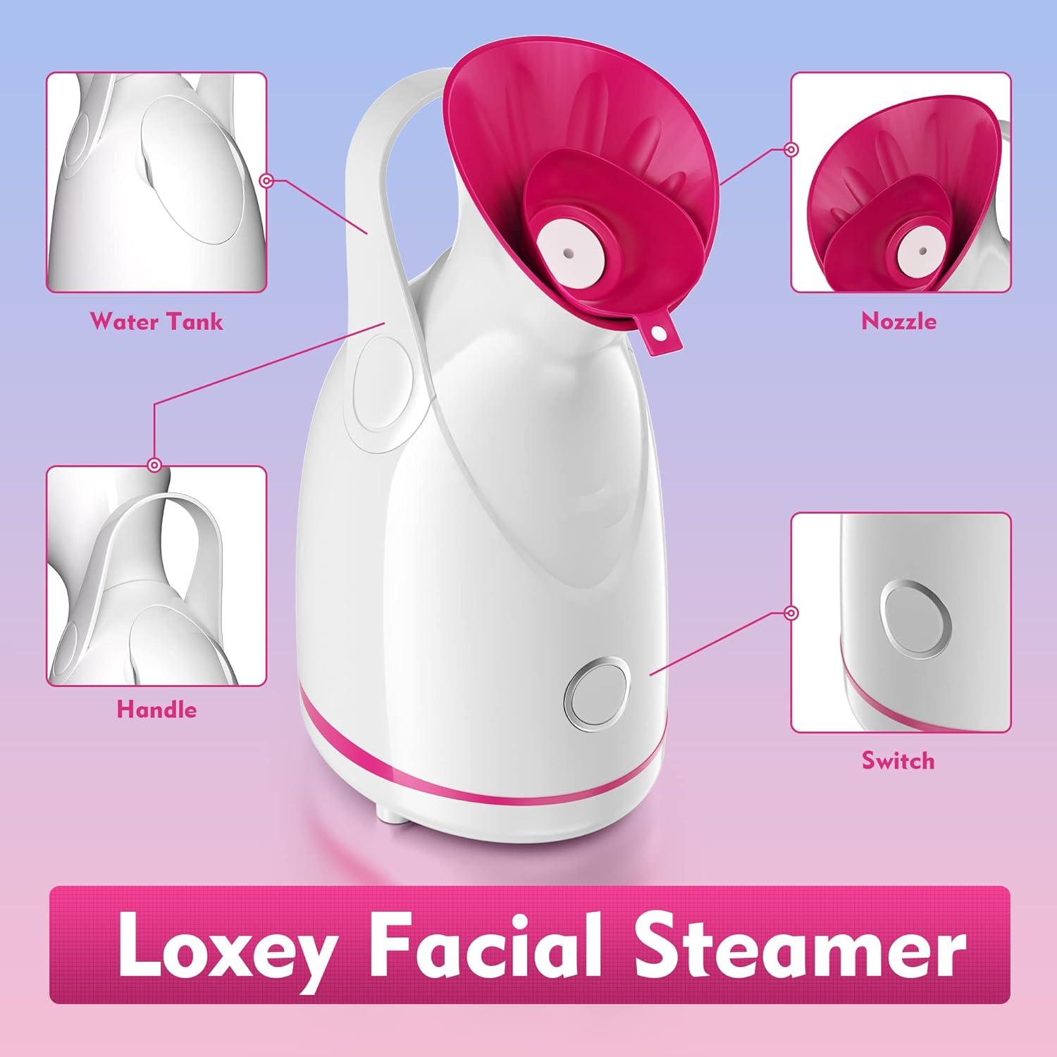 Face Steamer for Facial Deep Cleaning – Hot Mist Facial Steamer for Esthetician & Home Use - LIFE STORES UGANDA