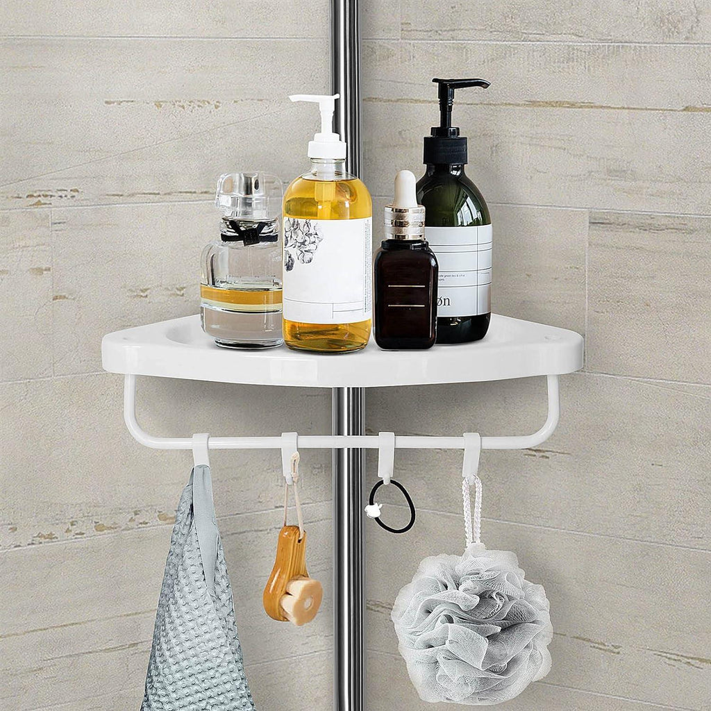 Multi-Functional Corner Shelf – Adjustable 4-Layer Storage Rack for Kitchen & Bathroom - LIFE STORES UGANDA